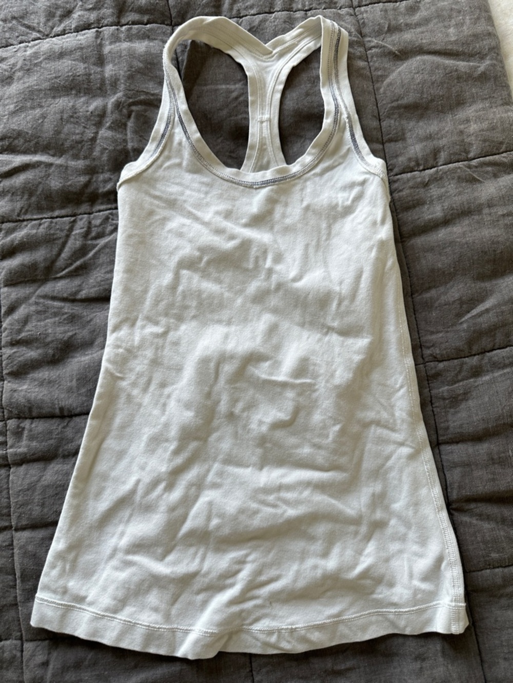 lululemon athletica White Racerback Tank